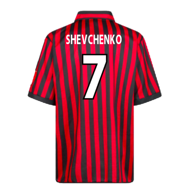 AC Milan 2000 Centenary Retro Football Shirt (Shevchenko 7)