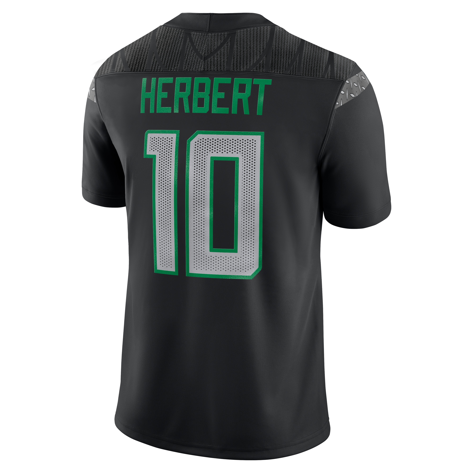 [NJP] Justin Herbert #10 Oregon Ducks Alumni Game Jersey - Black