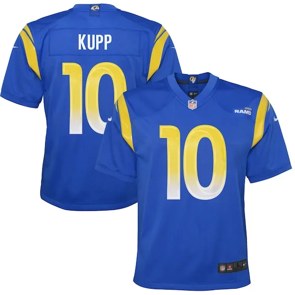 High-Quality LA Rams Game Jersey - Royal | NFL Fan Apparel | NFL Footb