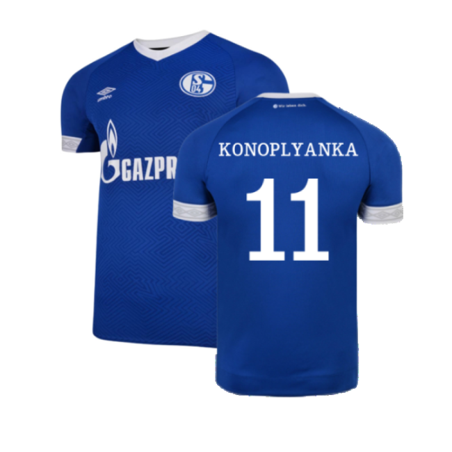 Performance Schalke 2018-19 Home Shirt ((Mint) Xxl) (Konoplyanka 11)