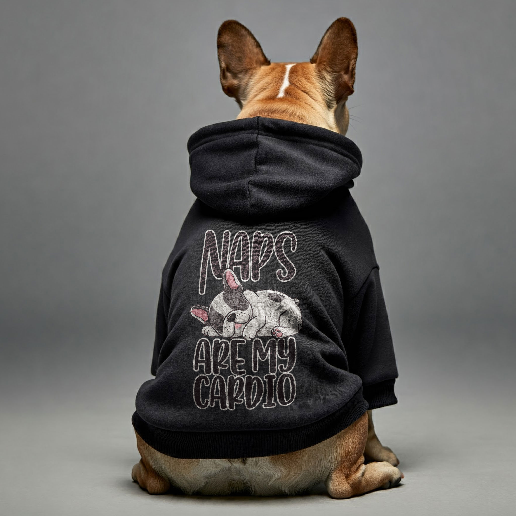 Lifestyle-Driven Naps Are My Cardio - Personalized French Bulldog Hoo...