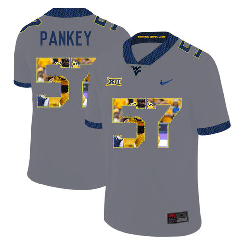 Men's None Gray 2024 stitched Adam Pankey #57 performance Jersey