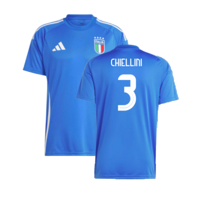 2024-2025 Italy Home Fan Jersey (Chiellini 3) Euro Official
