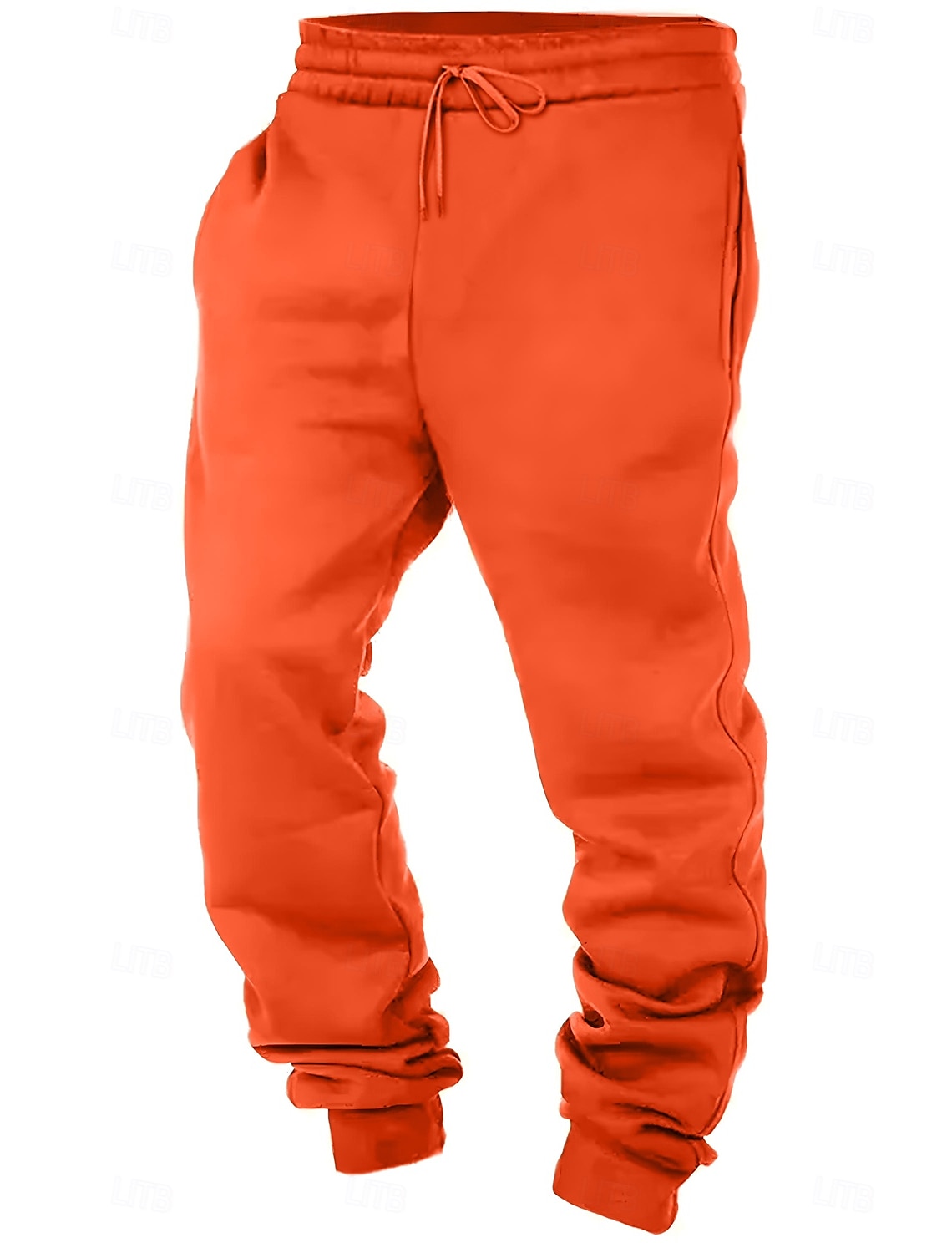 Multi Packs 3pcs Men's Red+Purple+Yellow Sweatpants Joggers Fleece