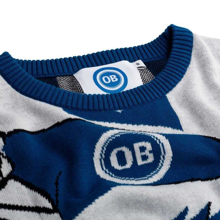 [EFKS] 2025 Odense Boldklub Christmas Jumper Blue Apparel