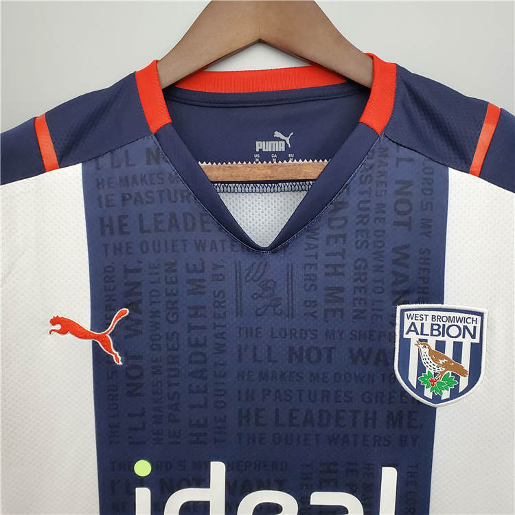 Match Quality West Bromwich Albion 21-22 Home Soccer Jersey Football