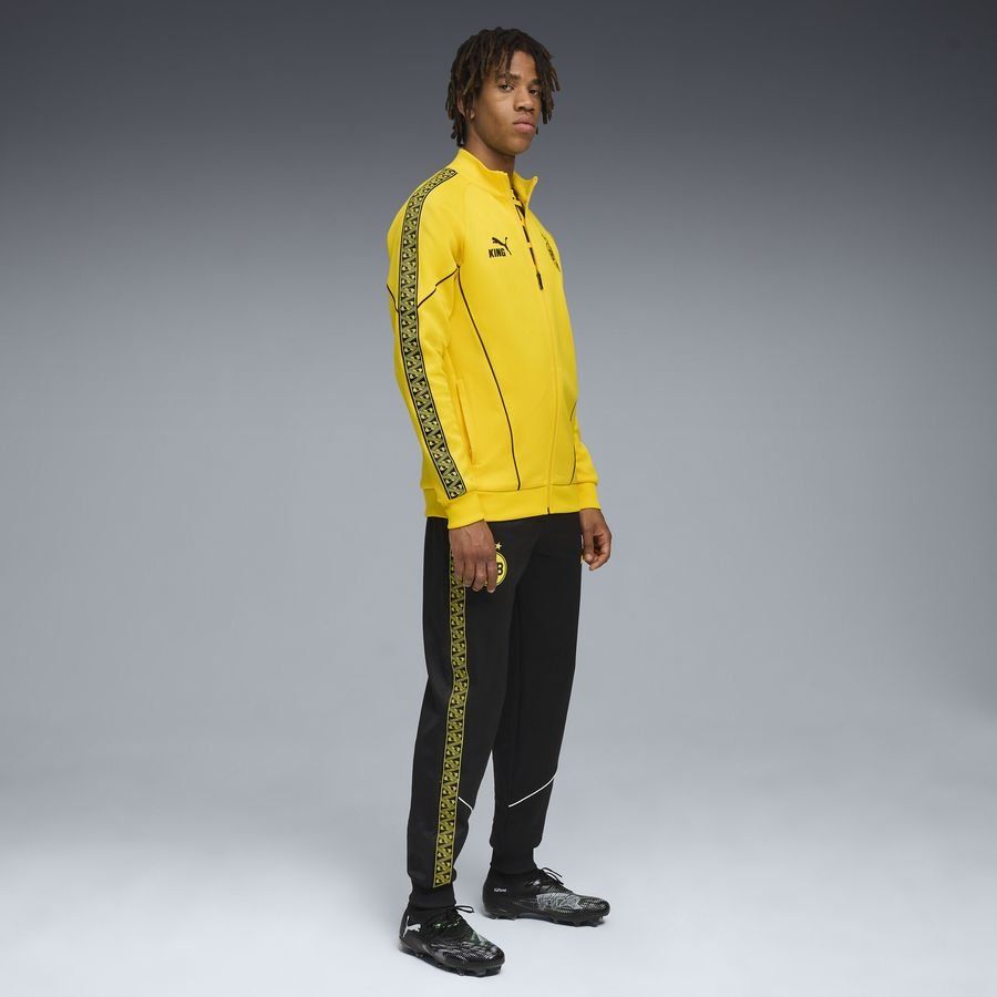Dortmund Training Travel Jacket Anthem Faster Yellow/puma Jet Black