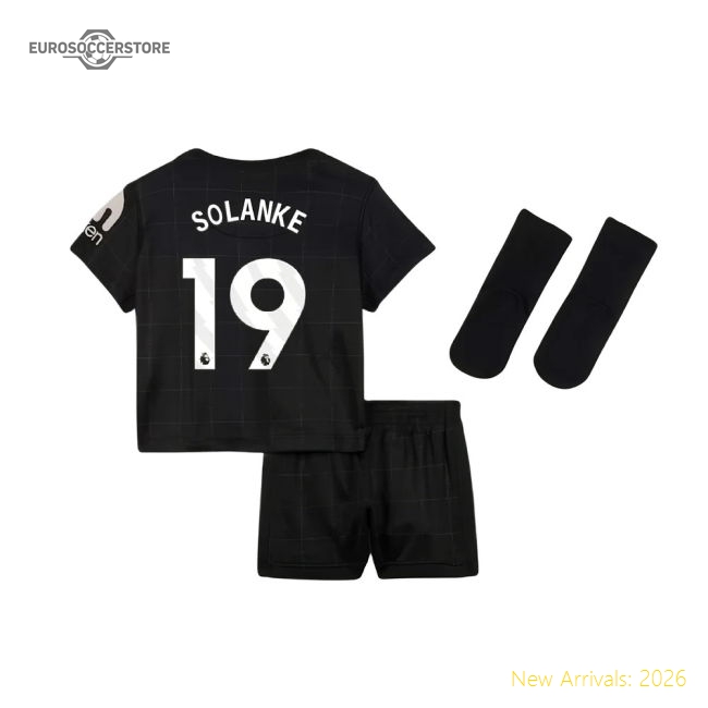 Premium 2025-2026 Tottenham Away Baby Kit (solanke 19) - Premium