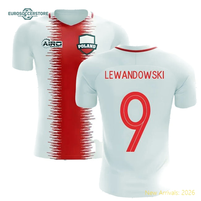 Football Team Kids Lewandowski Kid-approved Jersey Drycell Quick-dry