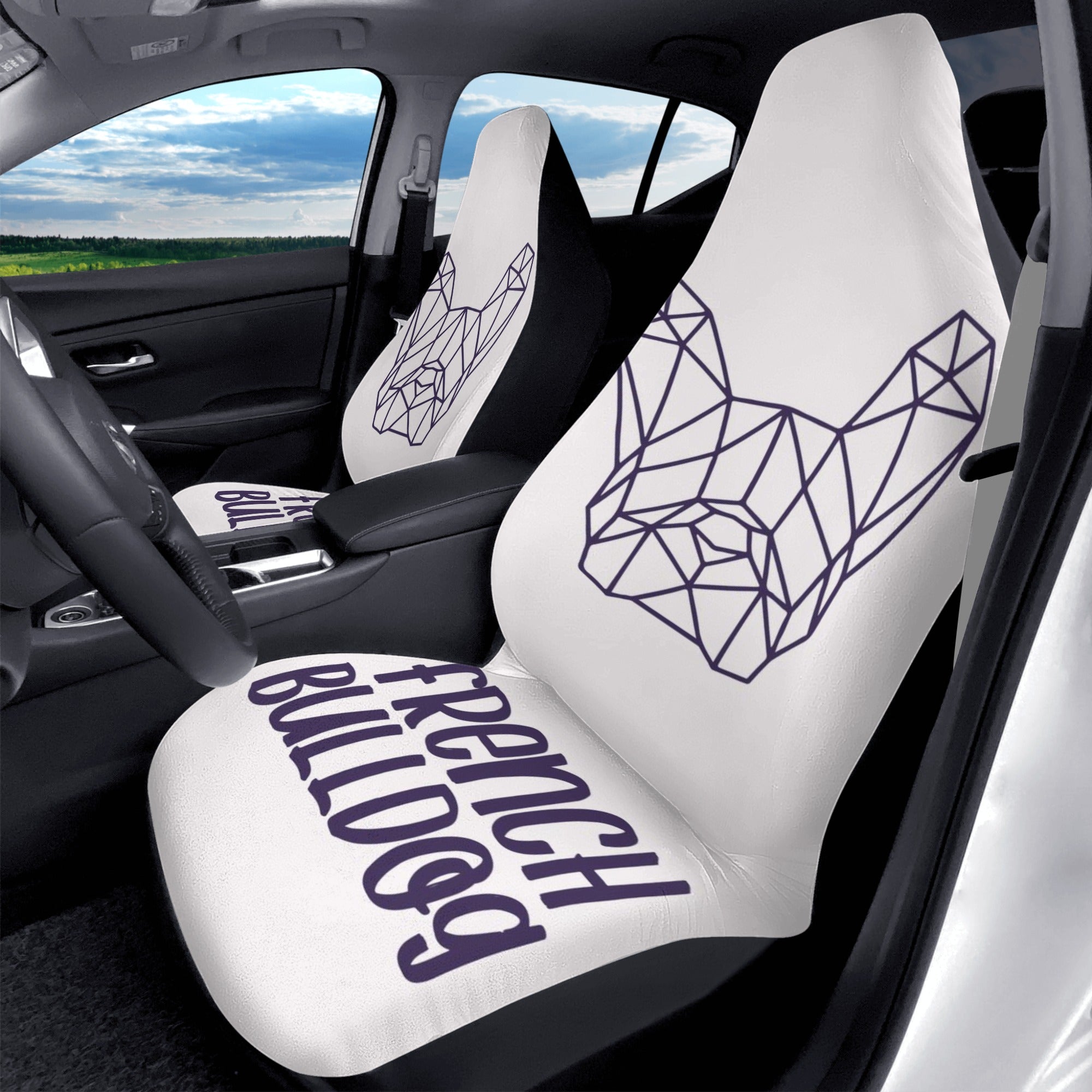 French Bulldog Eloise Car Seat Covers (2 Pcs) Essential Dog Supply