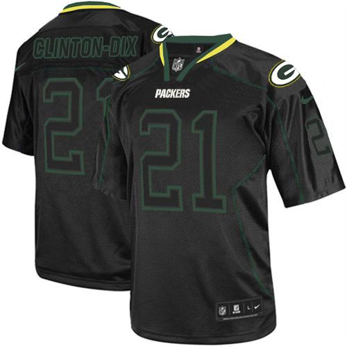 NFL GB Packers #21 Ha Ha Green Lights Out Jersey - High Quality