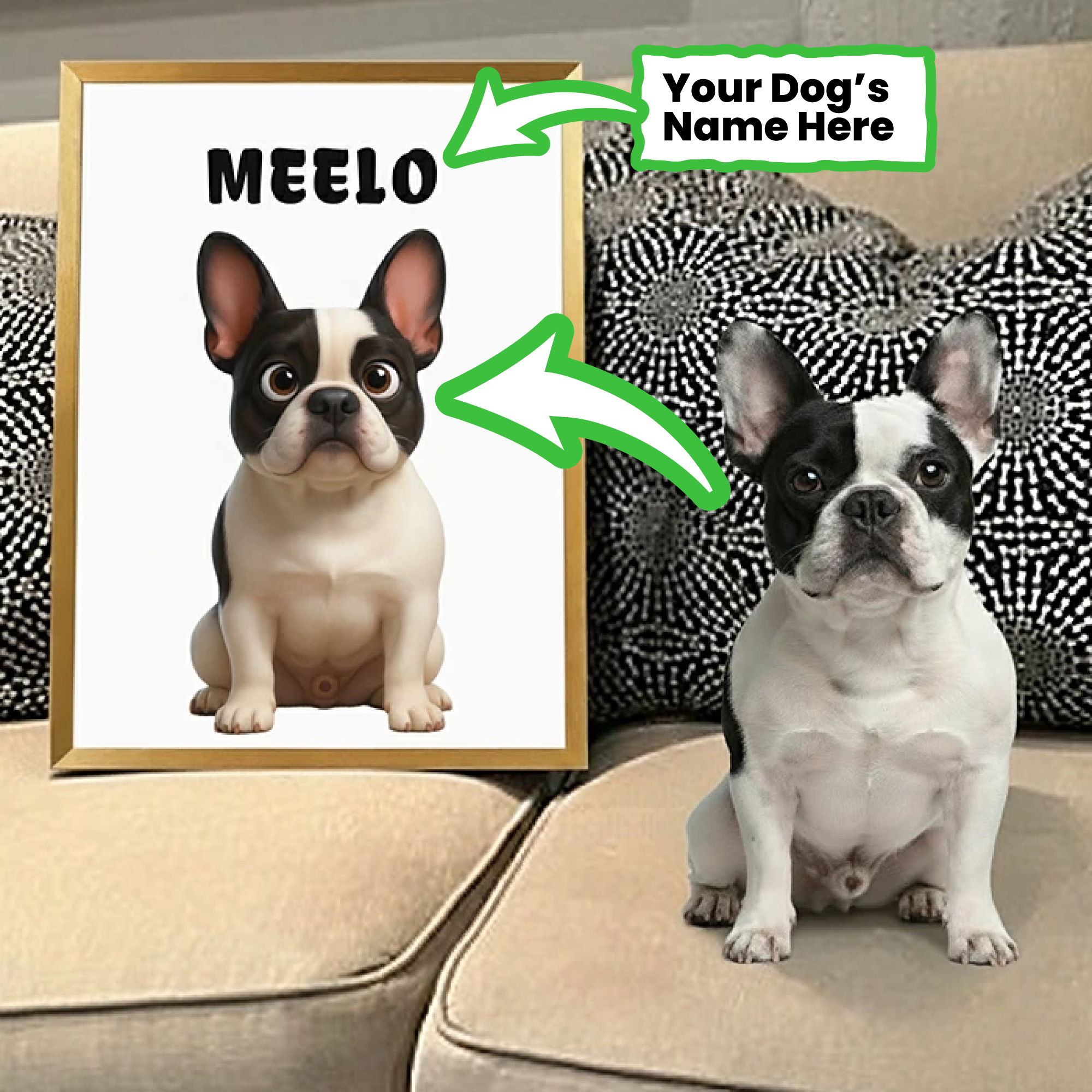 Personalized Vertical Framed Poster • Wall Decoration Pet Owner Apparel