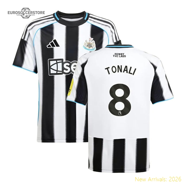 Newcastle Children 2025 Home Jersey Shirt Football Fan For Football Game Day Apparel