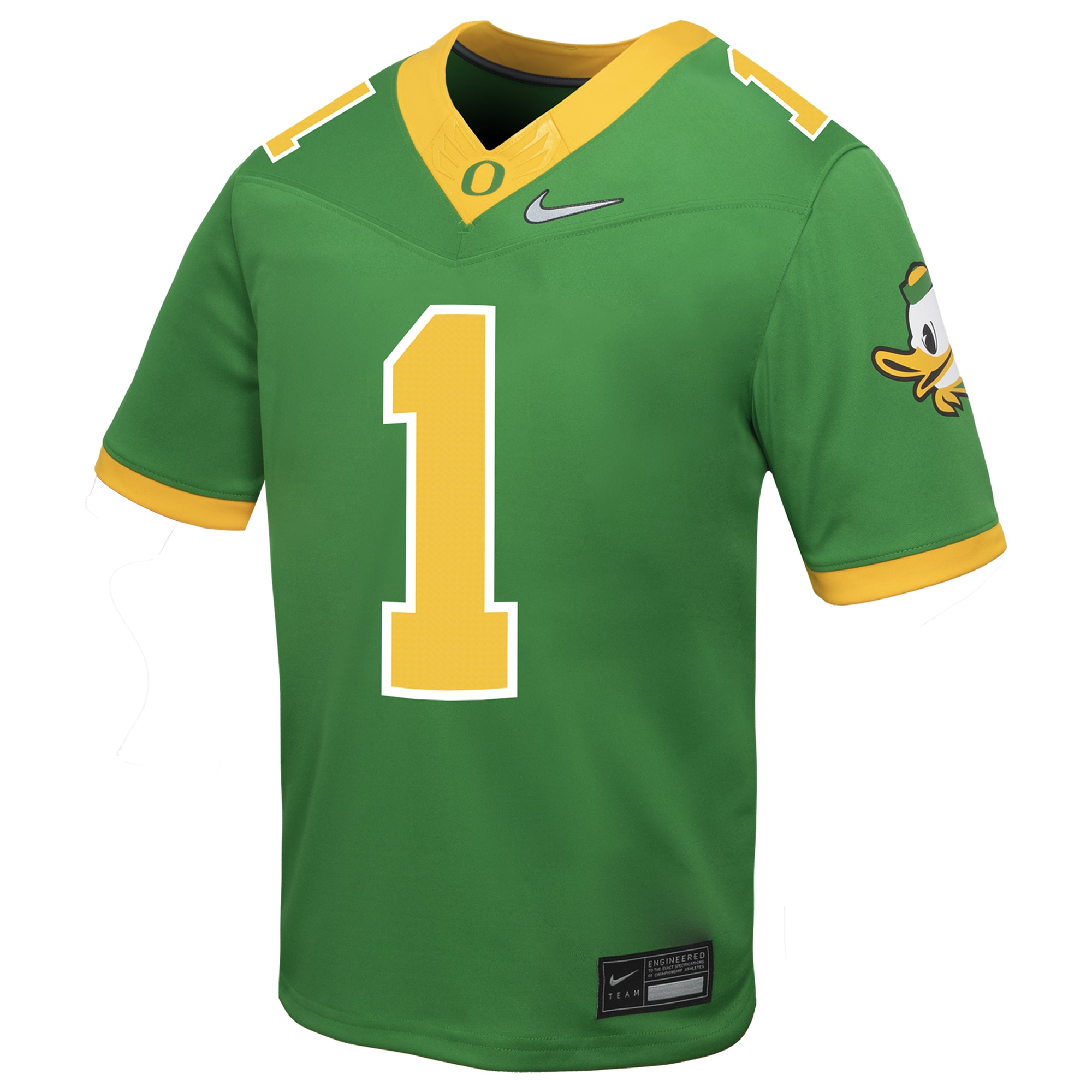 [DDG] Oregon Ducks Toddler Vapor Fusion Alternate Jersey - Apple Green