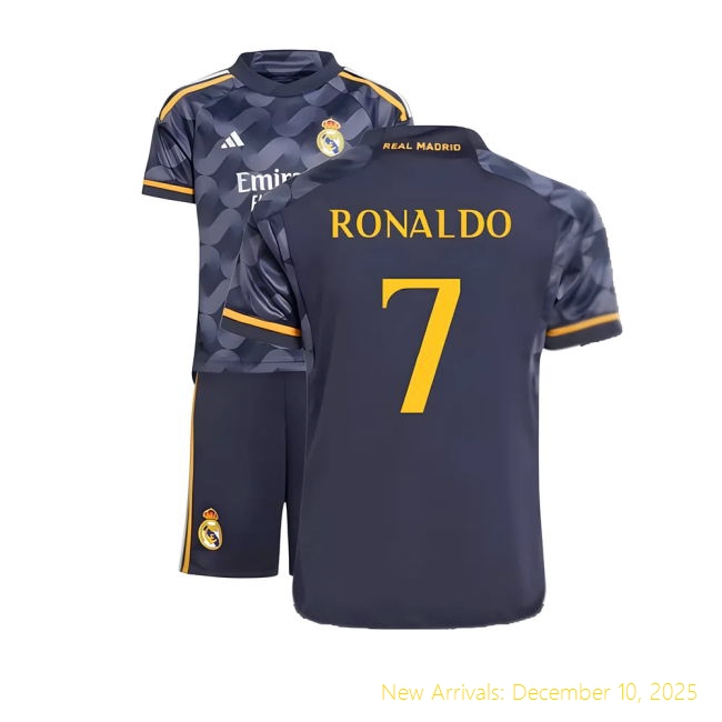 2023-2024 Real Madrid RM Authentic Away Mini Kit (Ronaldo 7)