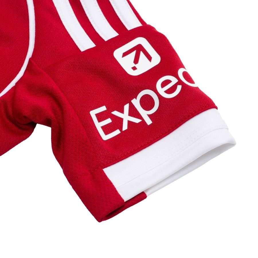 Liverpool Home Shirt 2025/26 Mini Kit Kids Adidas National Team Wear