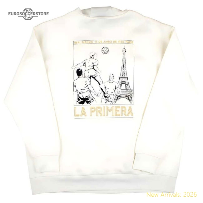 Popular Top-Quality 2024-2025 Real Madrid Ucl Hoody (White)