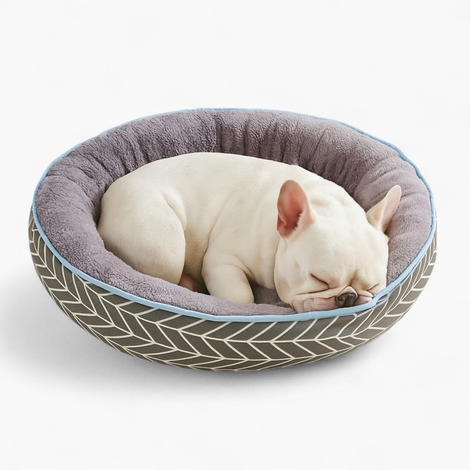 Breed-Specific Bulldream French Bulldog Winter Bed – Ultra-warm & Plu...