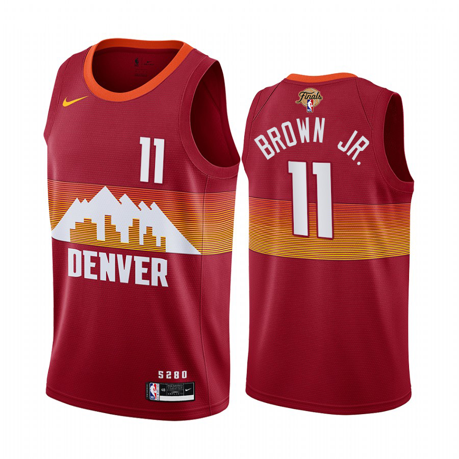 Nuggets Red Nike Nuggets #11 Nike Jersey - NBA Fan Apparel