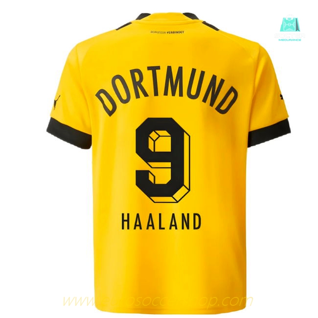 2022-2023 Borussia Dortmund Home Shirt (Kids) (HAALAND 9)