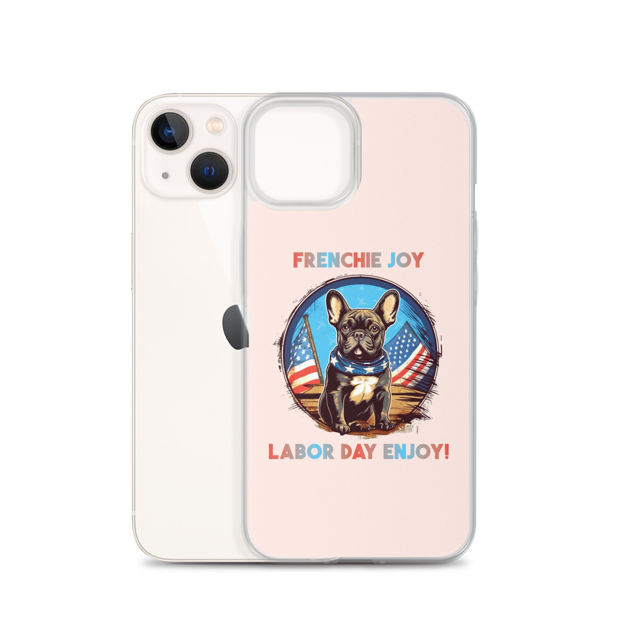 French Bulldog Frenchie Joy Clear Case For Iphone® Practical Pet Supply