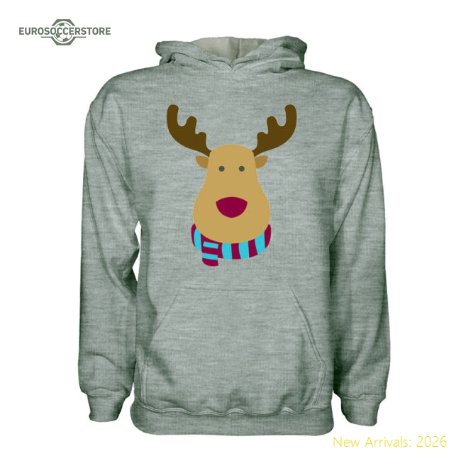Aston Villa Rudolph Supporters Hoody (grey)