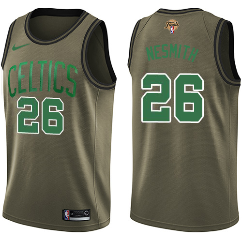 Green Nike Boston Celtics #26 Celtics Jersey - Mesh Fabric Basketball Jersey