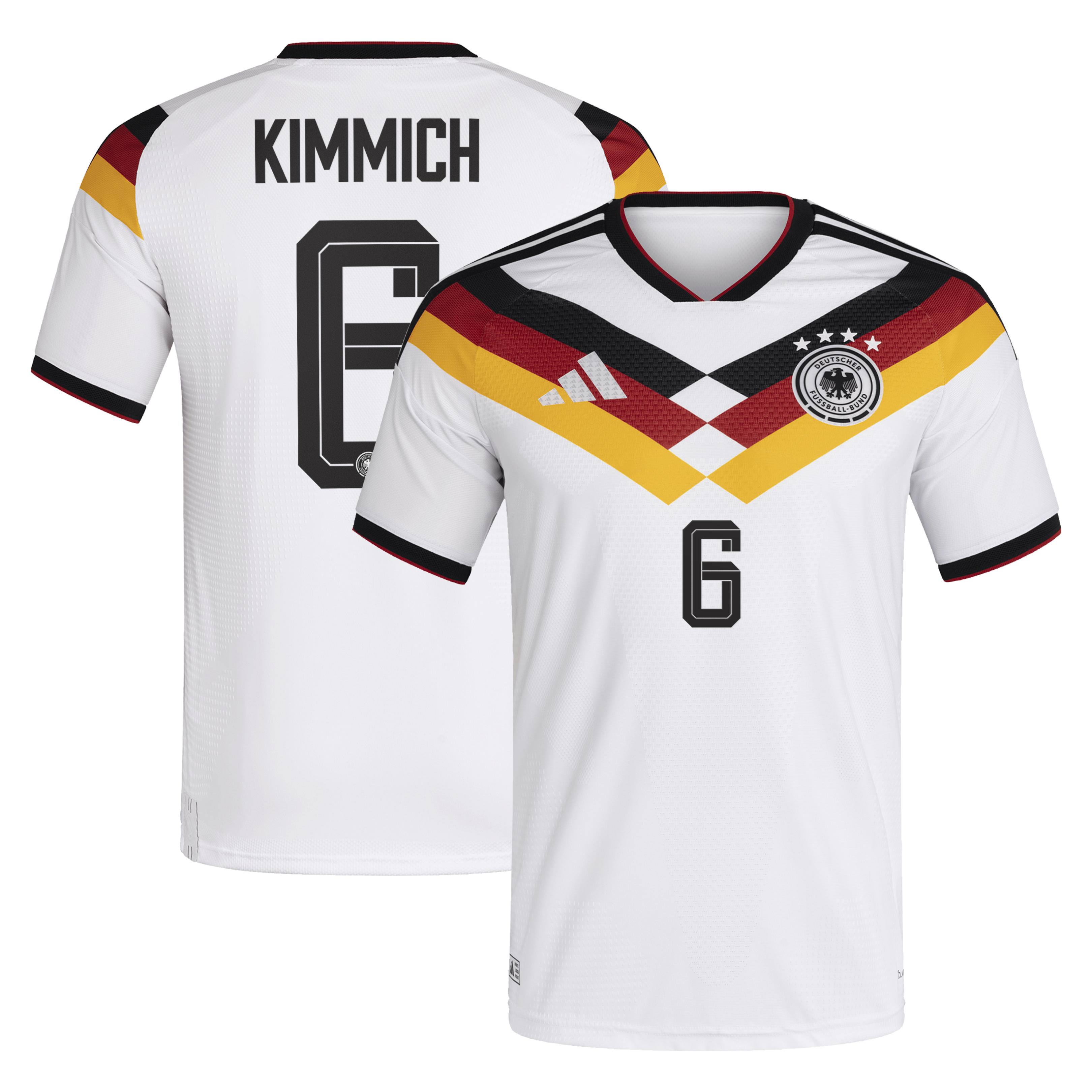 [SJH] Joshua Kimmich Germany National Team 2026 Home Authentic Jersey - White