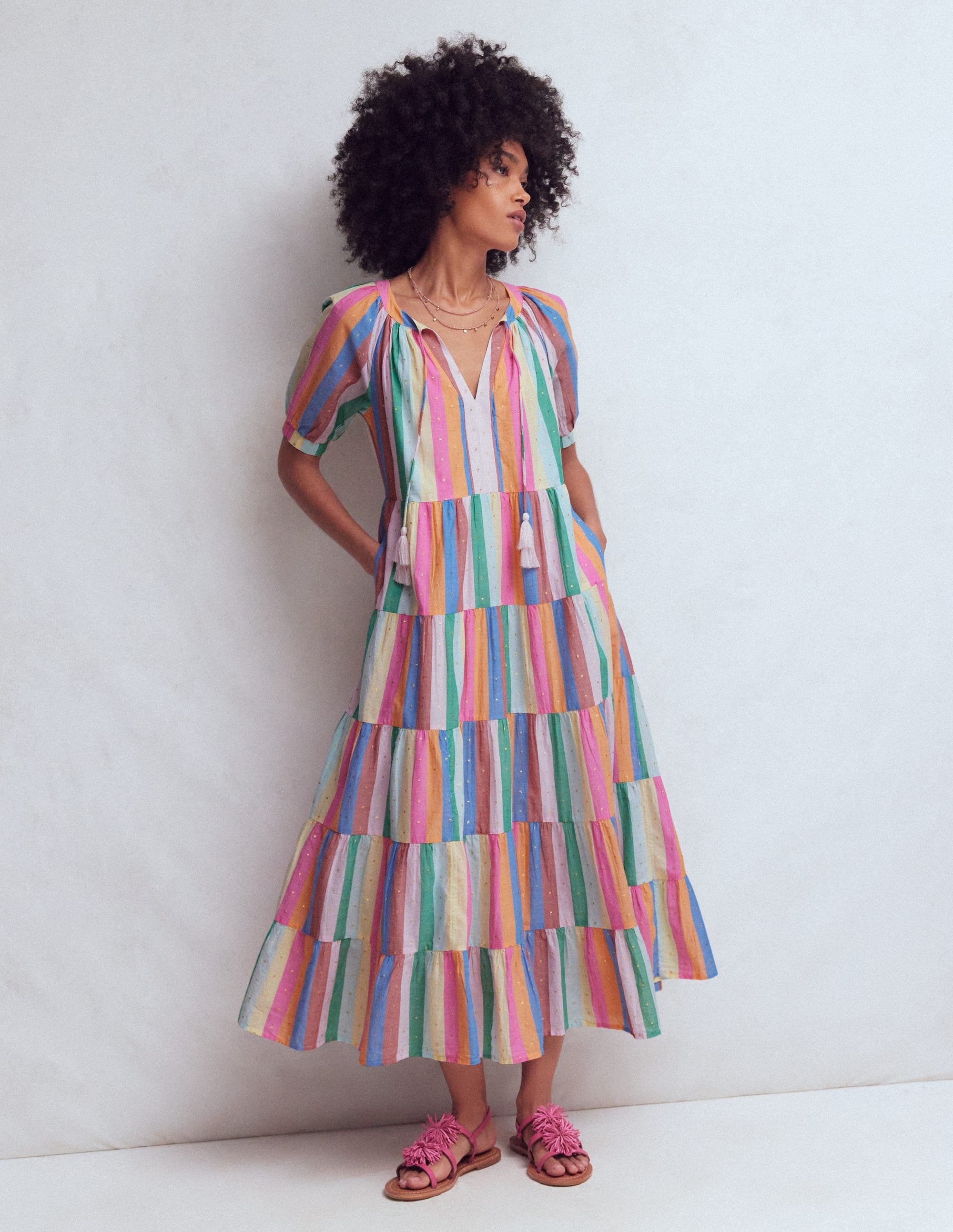 Multi Tiered Maxi Dress
