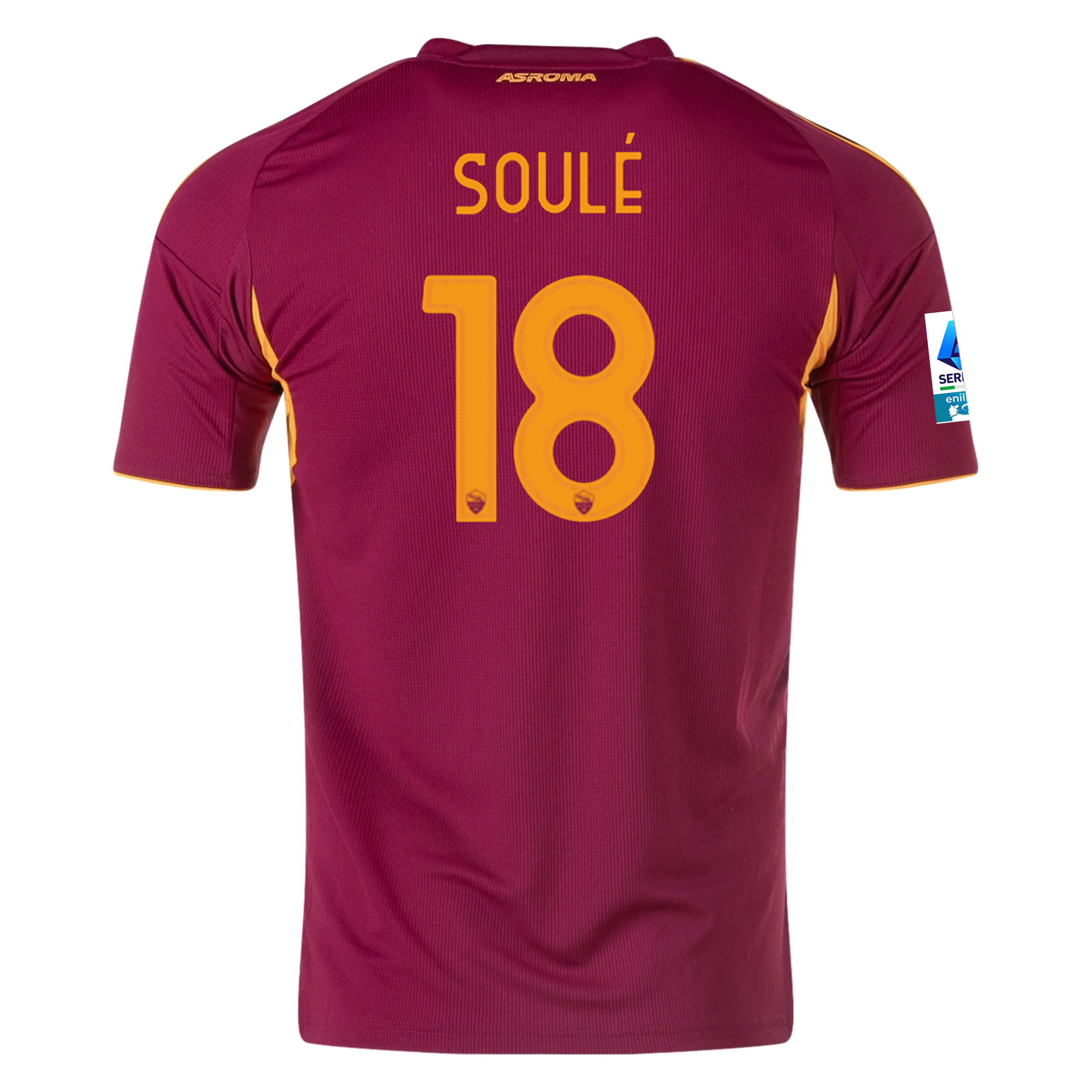 AS Roma Mat 2025-2026 Ser Home Jersey – Authentic Shirt