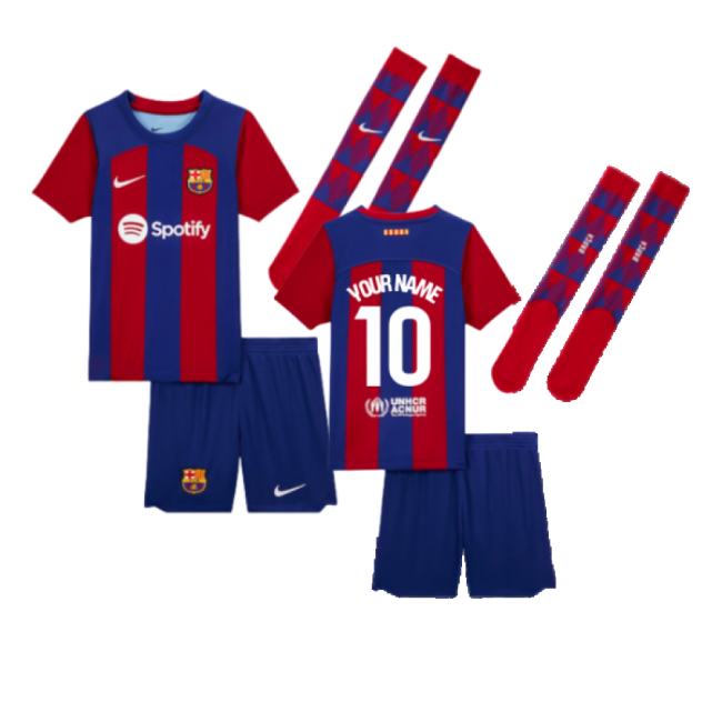 Replica 2023-2024 Barcelona Home With Vintage Design - Machine