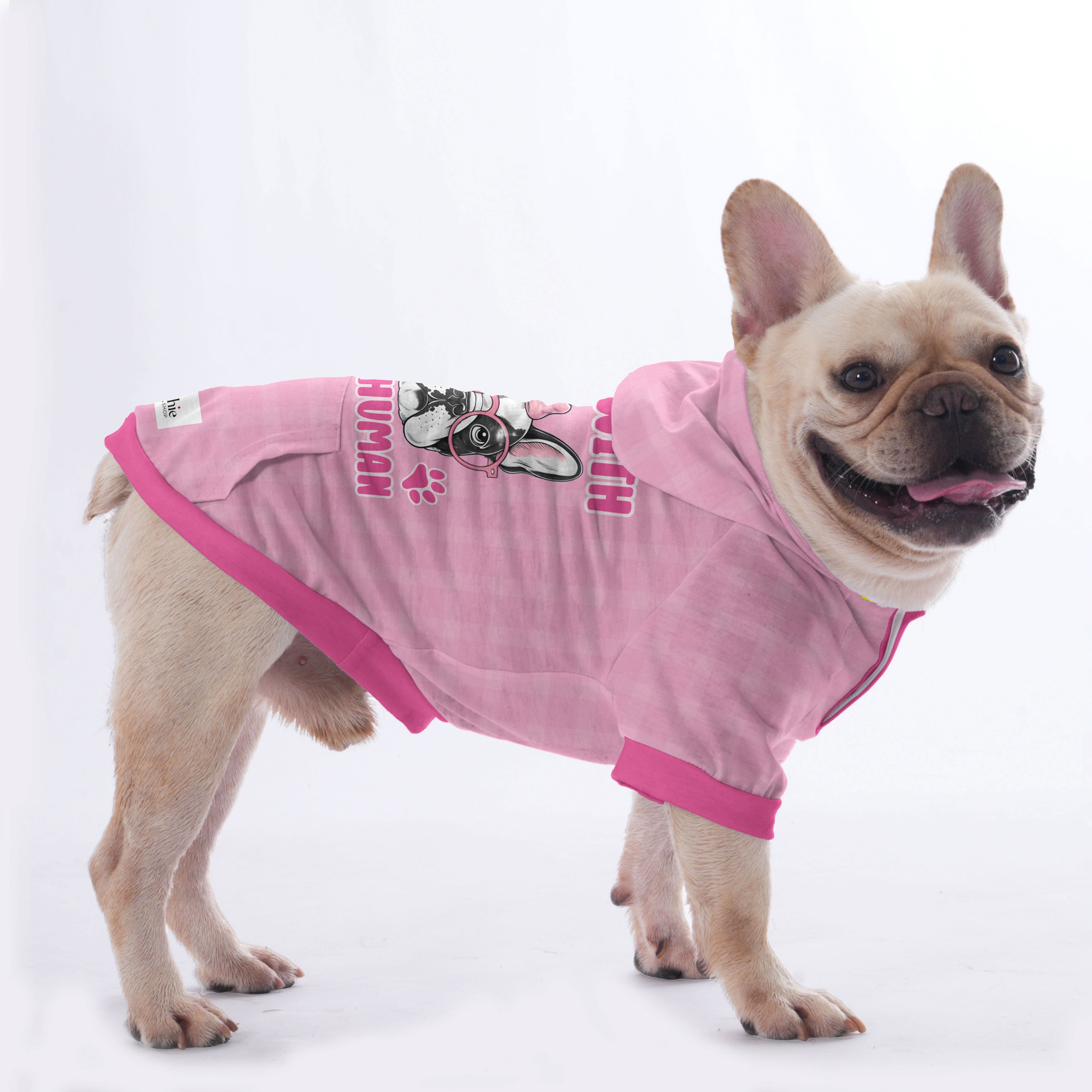 Street-Ready I'm With The Human - Hoodies For French Bulldog | French...