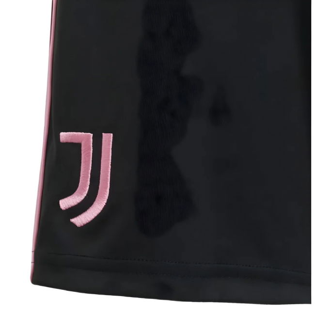2025-2026 Juventus Home Shorts (Black) - Kids