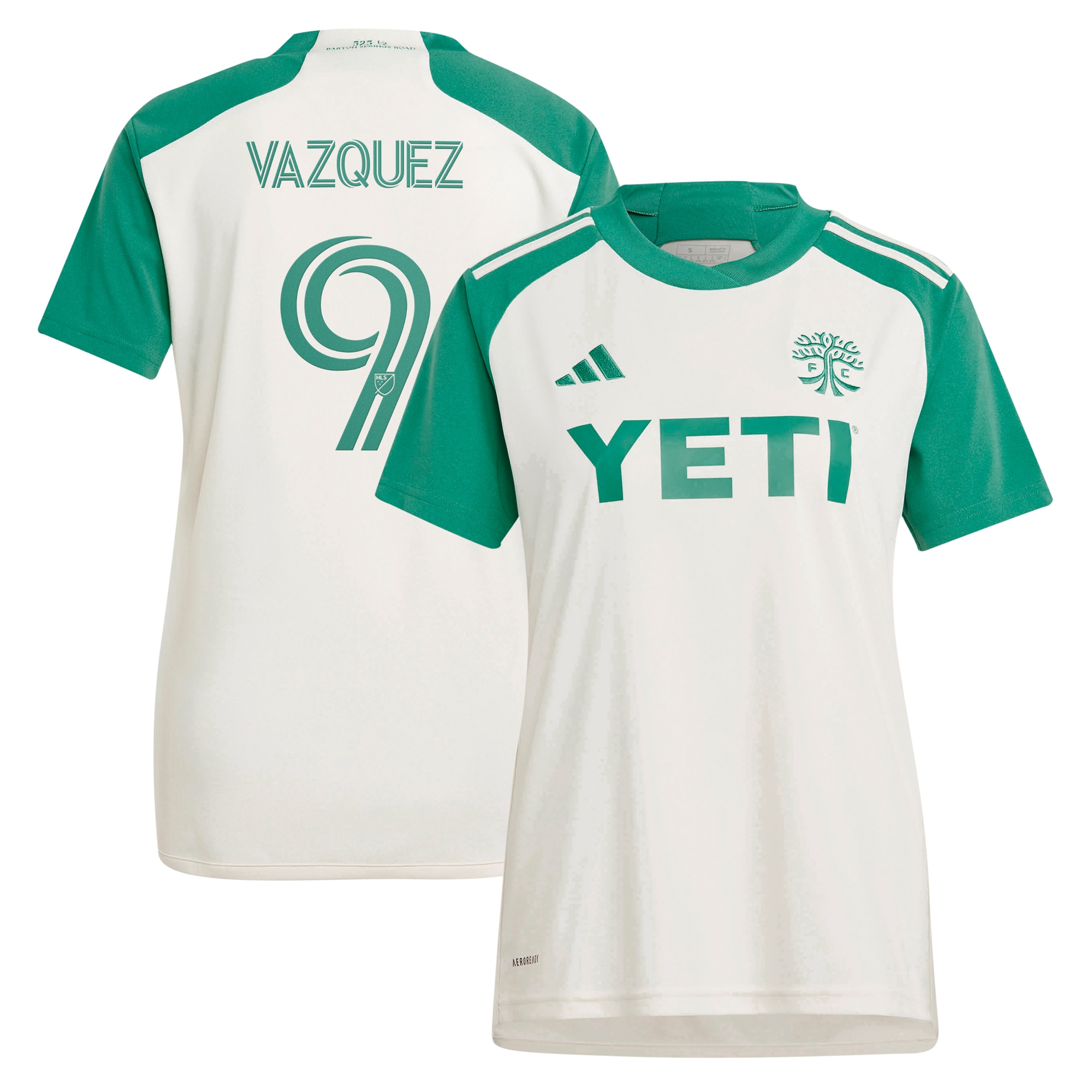 [SJH] Brandon Vazquez Austin FC Women's 2024 The Armadillo Kit Replica Player Jersey - Tan