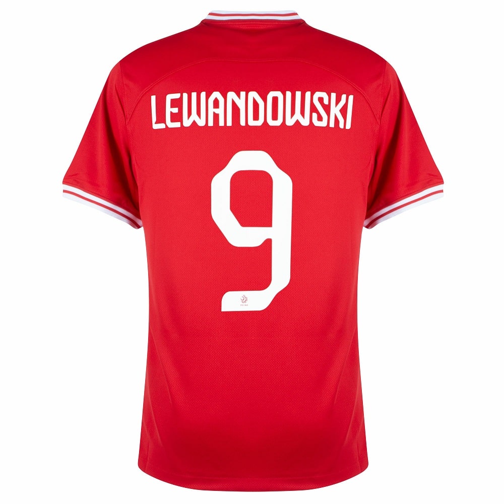 LEWANDOWSKI 2022 WORLD CUP POLAND AWAY JERSEY