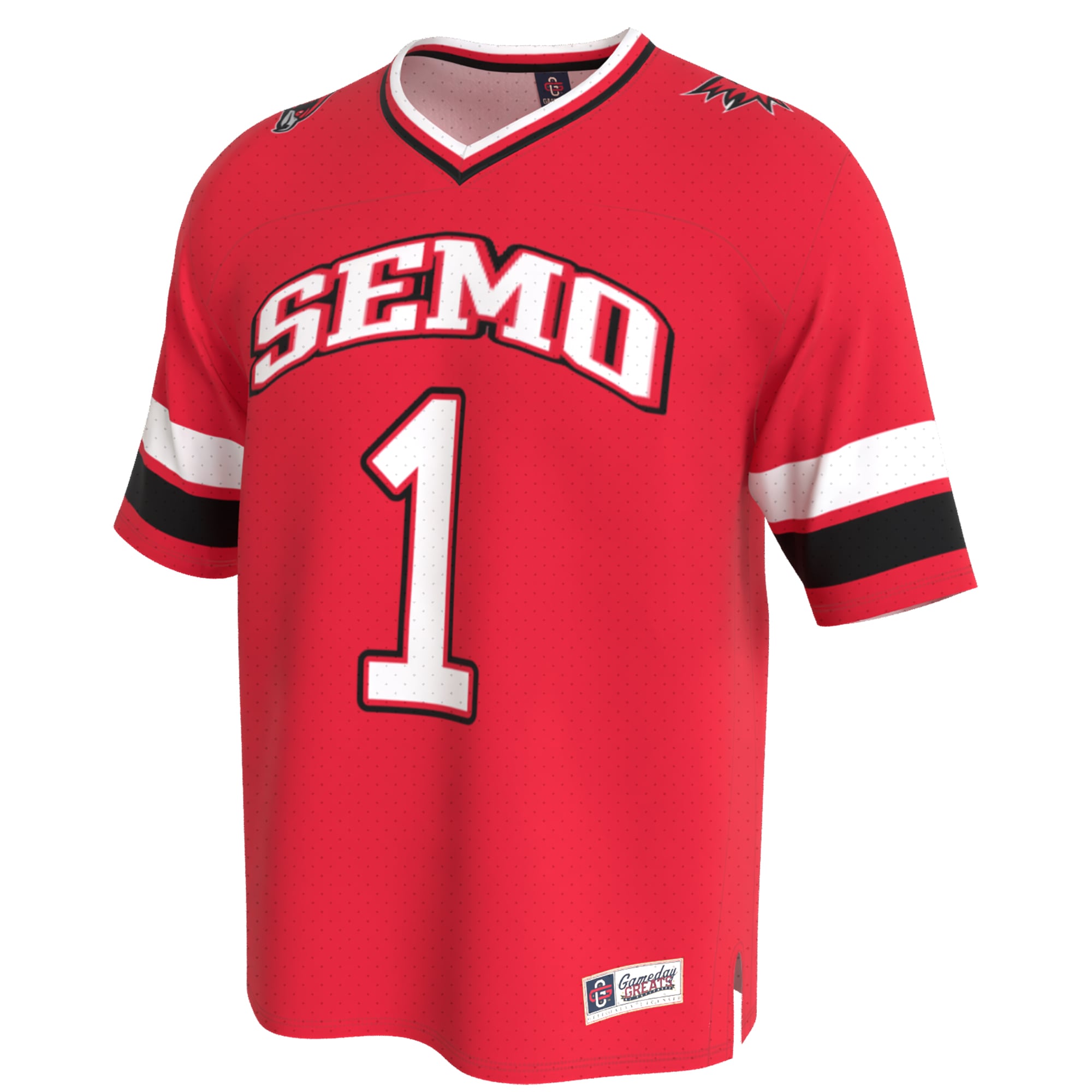 Unisex Red SEMO Redhawks Lightweight Collegiate Football Fashion Jersey