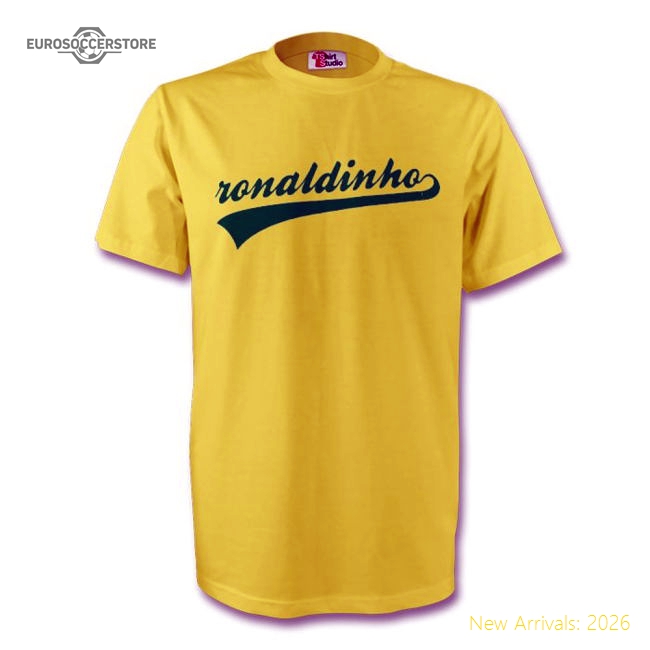 Ronaldinho Brazil Signature Tee (yellow)