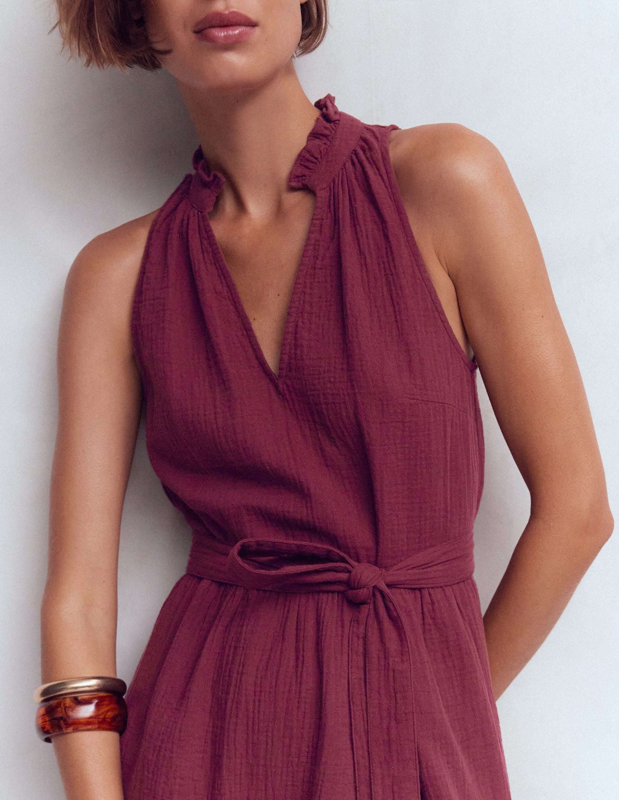 Viv Double Cloth Short Dress