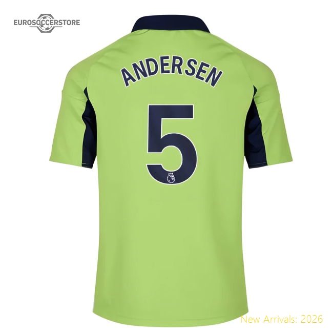Authentic Fulham Away Andersen Jersey 2025-2026 Comfortable