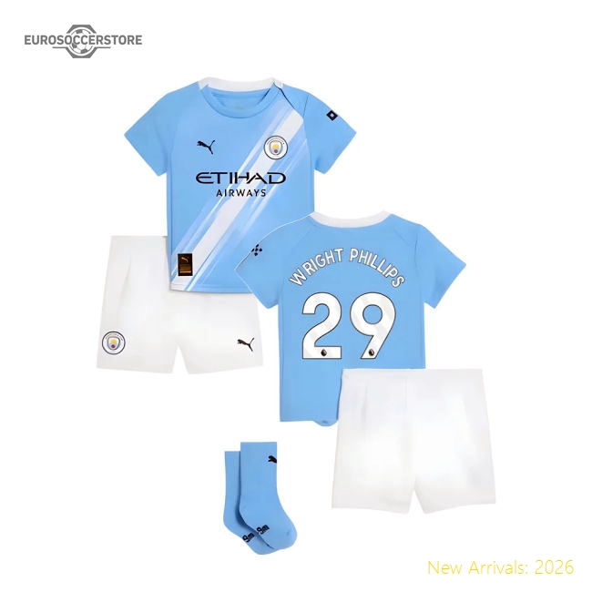 Elite 2025-2026 Man City Home Baby Kit Wright Phillips 29