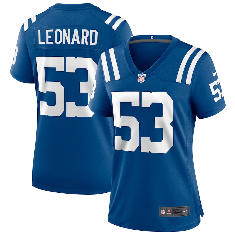 None Shaquille Leonard Indianapolis Colts Historic Franchise Team S...