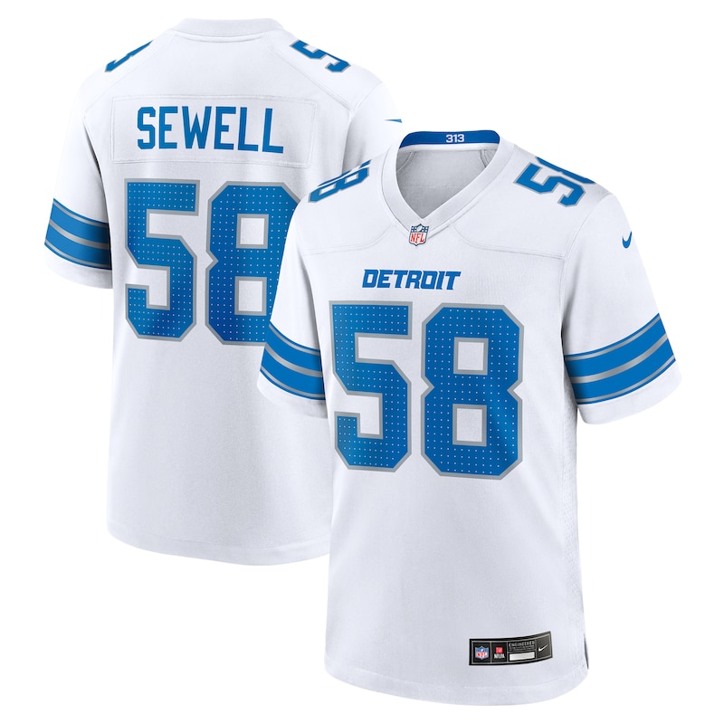 None Penei Sewell DET Lions Official Game Jersey for NFL Fans