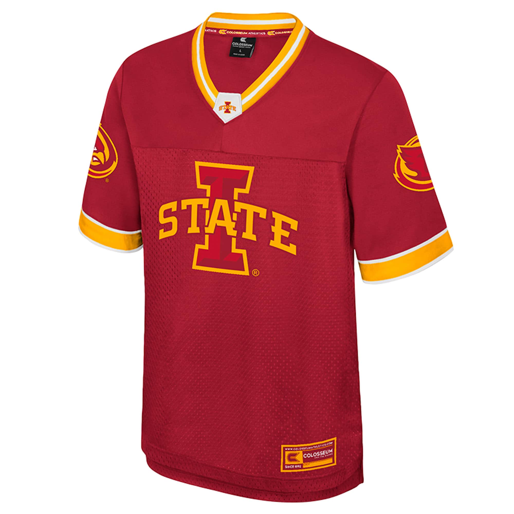 Iowa State Cyclones Colosseum Nothing But The Hits Football Jersey - Cardinal