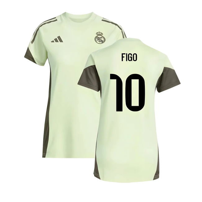 Figo 10 Licensed Copy Real Madrid Training Replica Jersey for Womens
