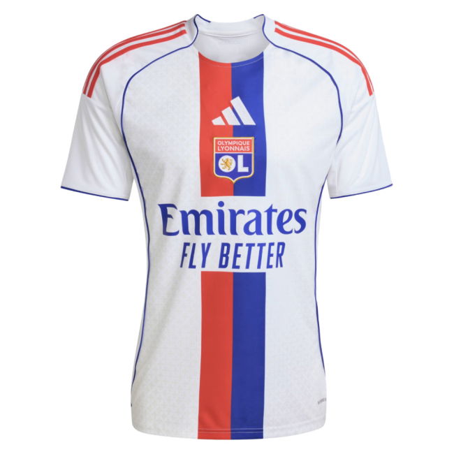 2025-2026 Olympique Lyon Home Shirt (Caleta Car 55)