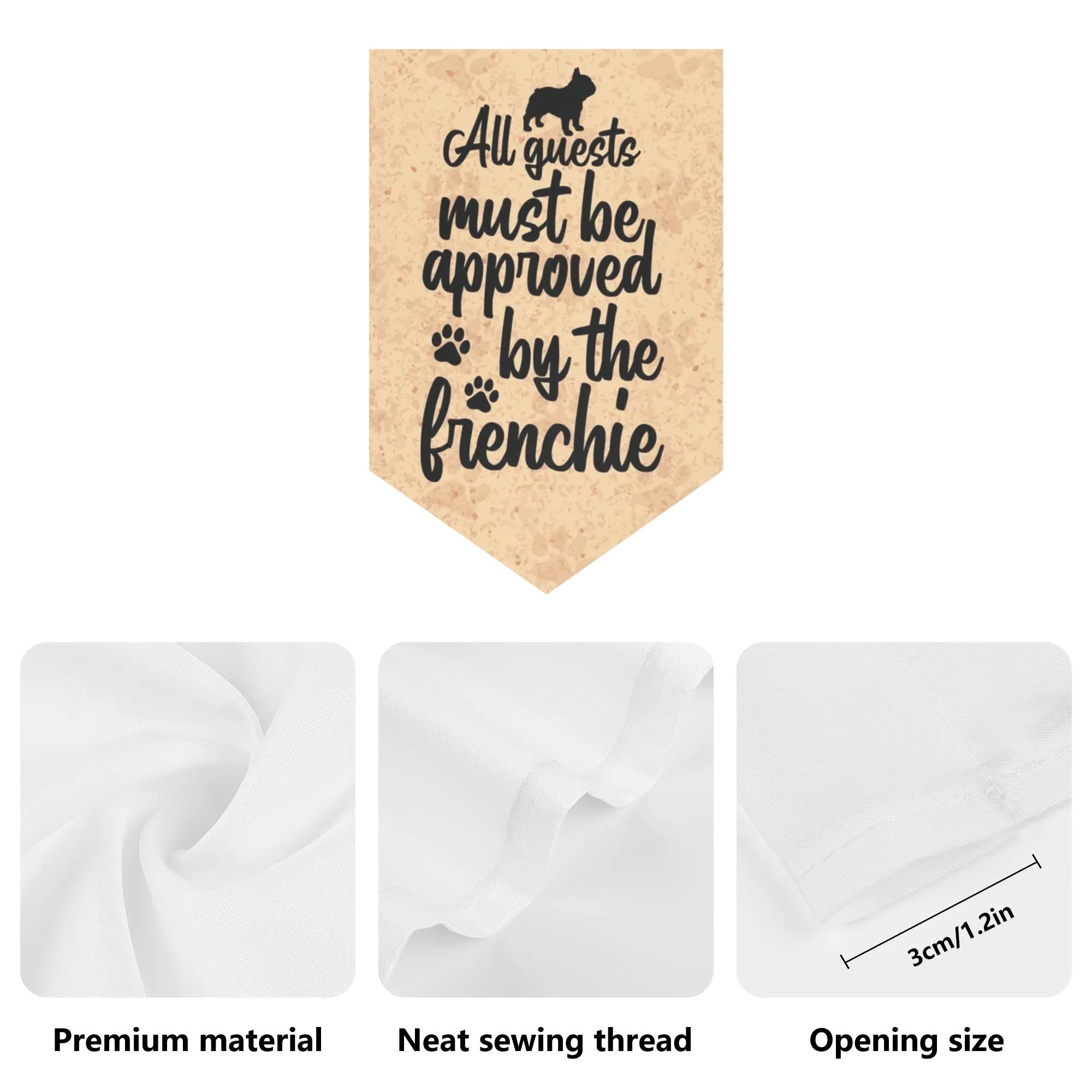 French Bulldog Bear Garden Flag Banner Comfy Pet Product