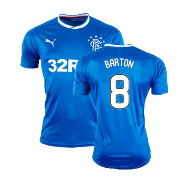 Authentic Rangers Fc Home Uniform R. 201 #6 Affordable Stylish (v9)