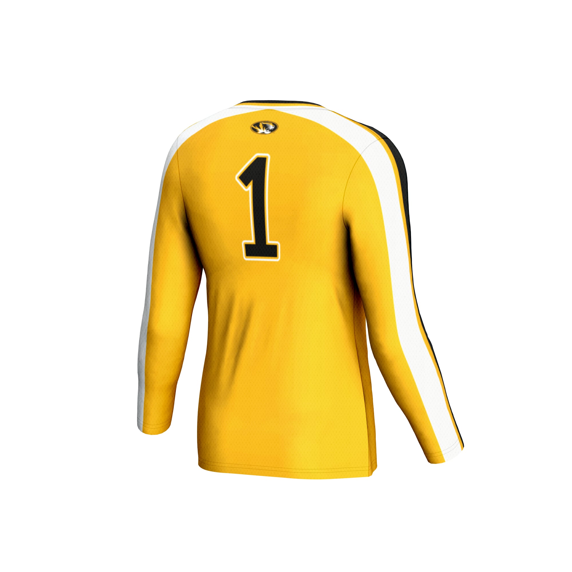 Missouri Tigers GameDay Greats Unisex Women's Volleyball Lightweight Fashion Jersey - Gold
