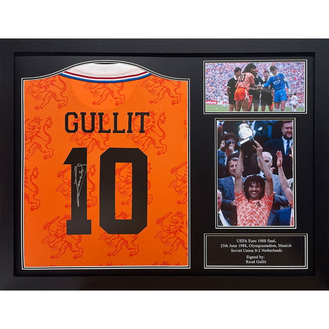 Netherlands Starting XI Elite Quality Home Player Jersey (Gullit 1994)