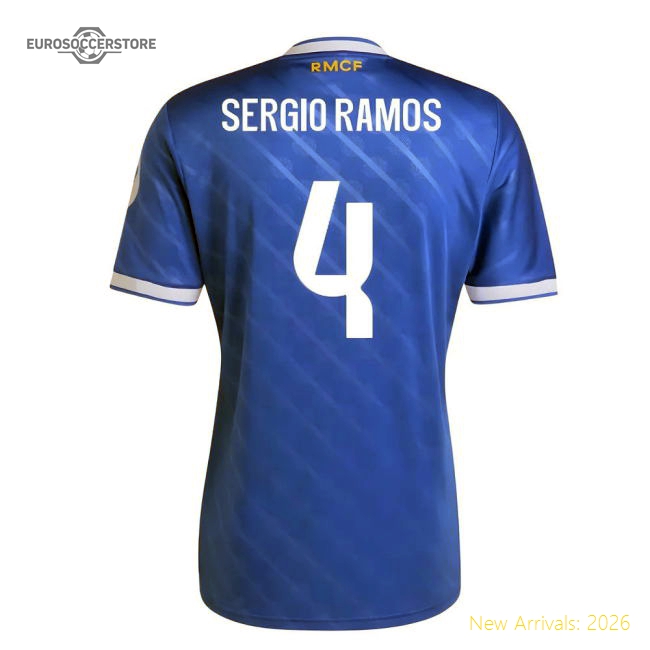 Genuine 2025-2026 Real Madrid Third Shirt (Sergio Ramos 4)